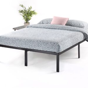 Best Price Mattress 14 Inch Metal Platform Beds w/Heavy Duty Steel Slat Mattress Foundation (No Box Spring Needed), Black